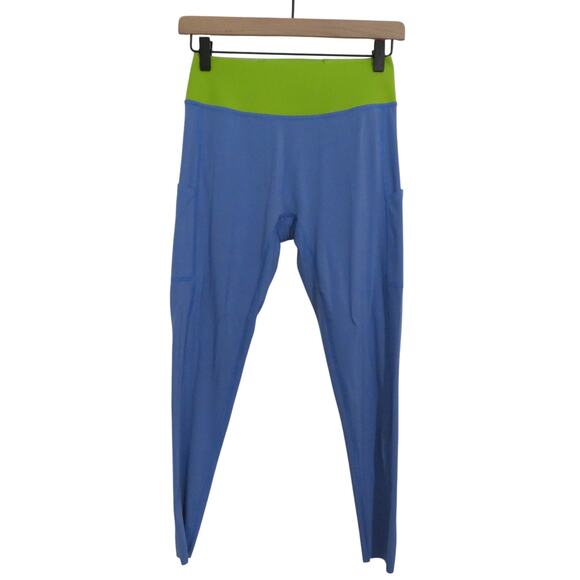 Parade Womens Size M Periwinkle Green Flex Leggings Athletic Wear Athleisure - Picture 1 of 5